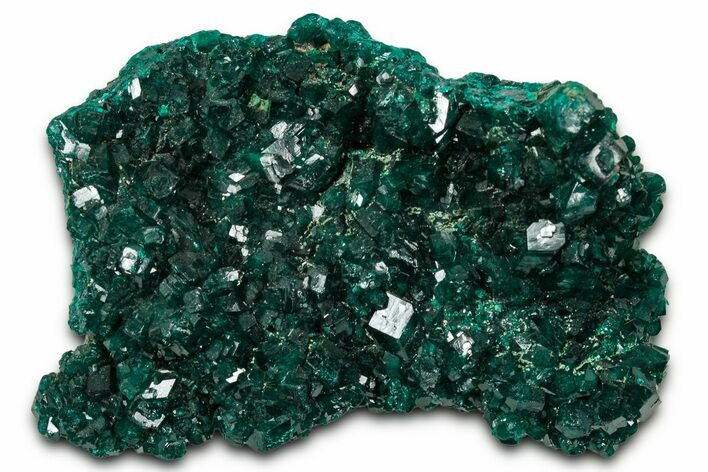 Sparkly, Emerald-Green Dioptase Crystals - Congo #343361